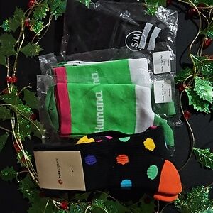 Men's Assorted Sock Bundle of 4 size Medium NWT